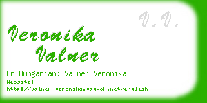 veronika valner business card